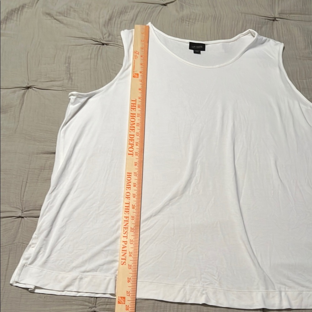 J. Jill White Wearever Layering Sleeveless Top 3X - Picture 7 of 9